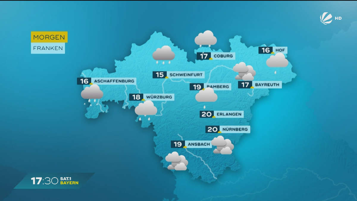 Das Bayern-Wetter vom 08.10.2024: Sonne im Süden, Schauer im Norden