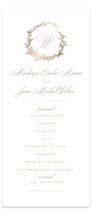 Foil-Pressed Wedding Programs