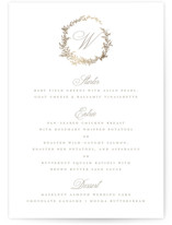 Foil-Pressed Menus