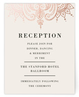 Foil-Pressed Reception Cards