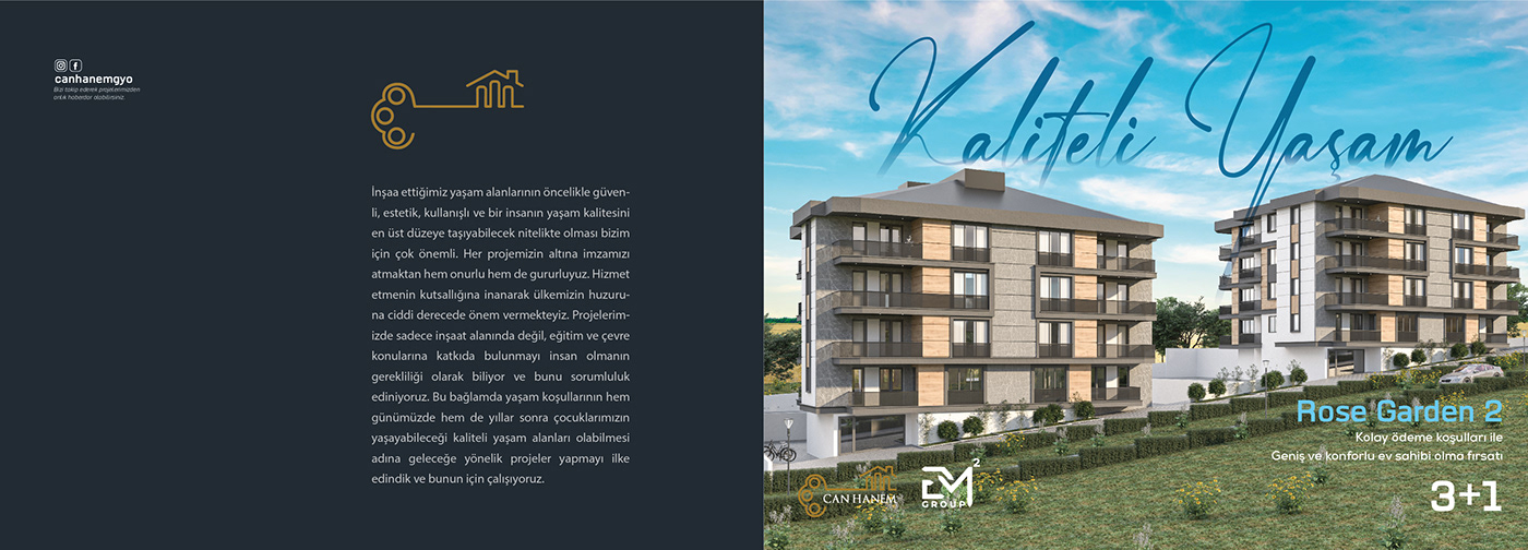 Advertising  apartment brand identity brochure catalog Catalogue construction design home house