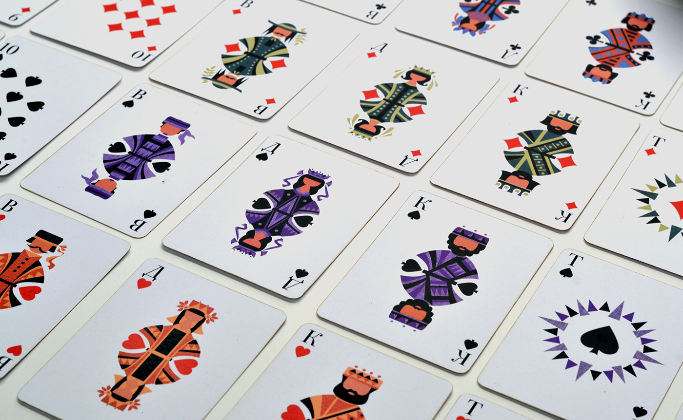 graphic design  ILLUSTRATION  Playing Cards графический дизайн иллюстрация Колода карт