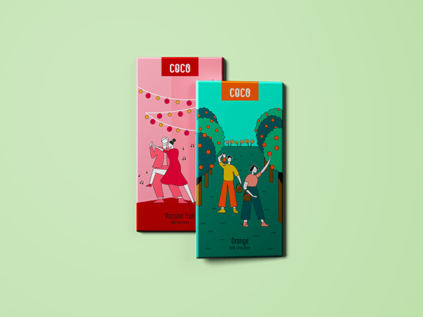 Chocolate bar packaging