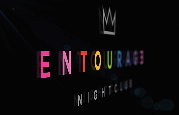 Enotourage nightclub logo Logotype DANCE   drinks visual identity brand