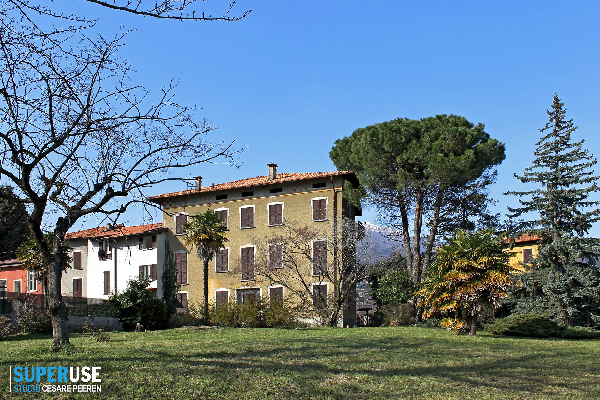 Sustainable passive superuse waste reuse integrated villa maggiore circular Zero Energy Blue Economy recycling