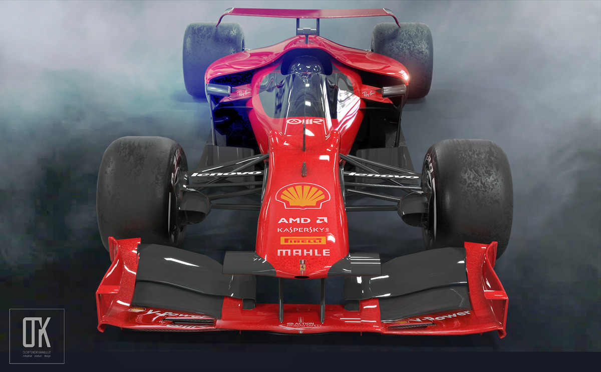 Formula 1 f1 Halo McLaren Red Bull car design concept race future