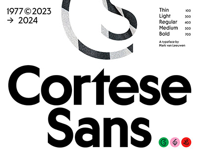 Cortese Sans Typeface