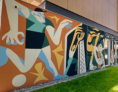 Mural for Intergenerational Activity Center