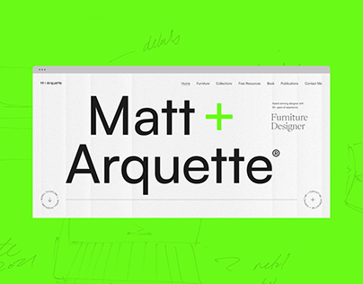 M+Arquette — Digital Atelier for a Furniture Visionary