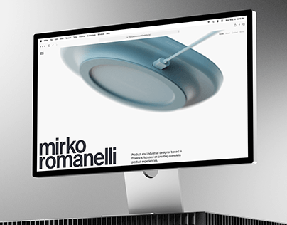 Website for Product and Industrial Designer