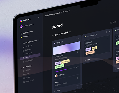 AppFlowly CRM - AI collaborative workspace UI UX Design