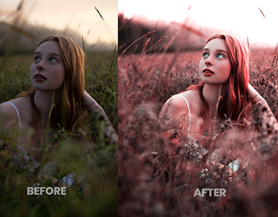 Skin Retouched And Color Graded in Photoshop