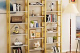 oneinmil-triple-wide-6-shelf-bookcase-industrial-vintage-wood-style-large-open-bookshelves-for-homeo-1