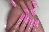 babalal-coffin-press-on-nails-long-french-tip-fake-nails-with-nail-glue-pink-french-glossy-glue-on-n-1