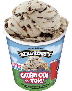 Ben &amp; Jerry's wants YOU to Churn Out the Vote with new flavor