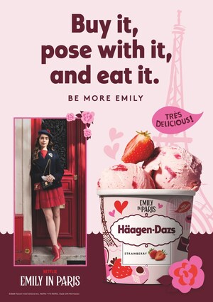 HÄAGEN-DAZS ANNOUNCES GLOBAL PARTNERSHIP WITH EMILY IN PARIS TO BRING FANS A TASTE OF PARISIAN GLAMOUR AND INDULGENCE