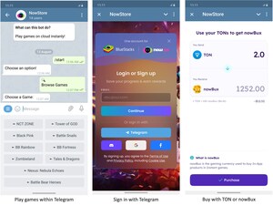 now.gg annonce un store Telegram pour les jeux mobiles et les applications d'IA, avec paiements via TON.