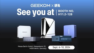 GEEKOM to showcase its diverse lineup of mini PCs at IFA 2024