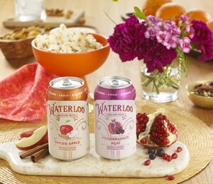 WATERLOO SPARKLING WATER INTRODUCES ALL-NEW POMEGRANATE AÇAÍ AND BRINGS BACK FAN-FAVORITE SPICED APPLE FOR THE FALL