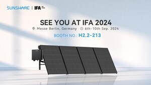 Sunshare nimmt an der IFA mit einer Vorverkaufsaktion für sein Balkon-Solarsystem mit 90% Rabatt teil