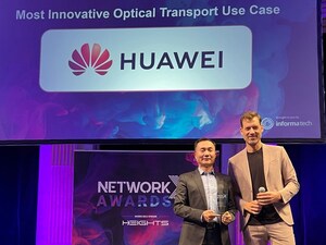 Huawei vyhráva ocenenie „Najinovatívnejšie využitie optického prenosu" na Network X NGON 2024