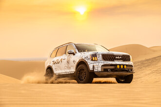 Modified Kia Telluride X-Pro Sets Off for Adventure at the 2024 Rebelle Rally