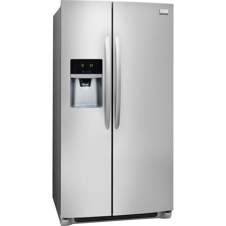 Frigidaire Gallery 26-cu ft Side-by-Side Refrigerator with Ice Maker ...