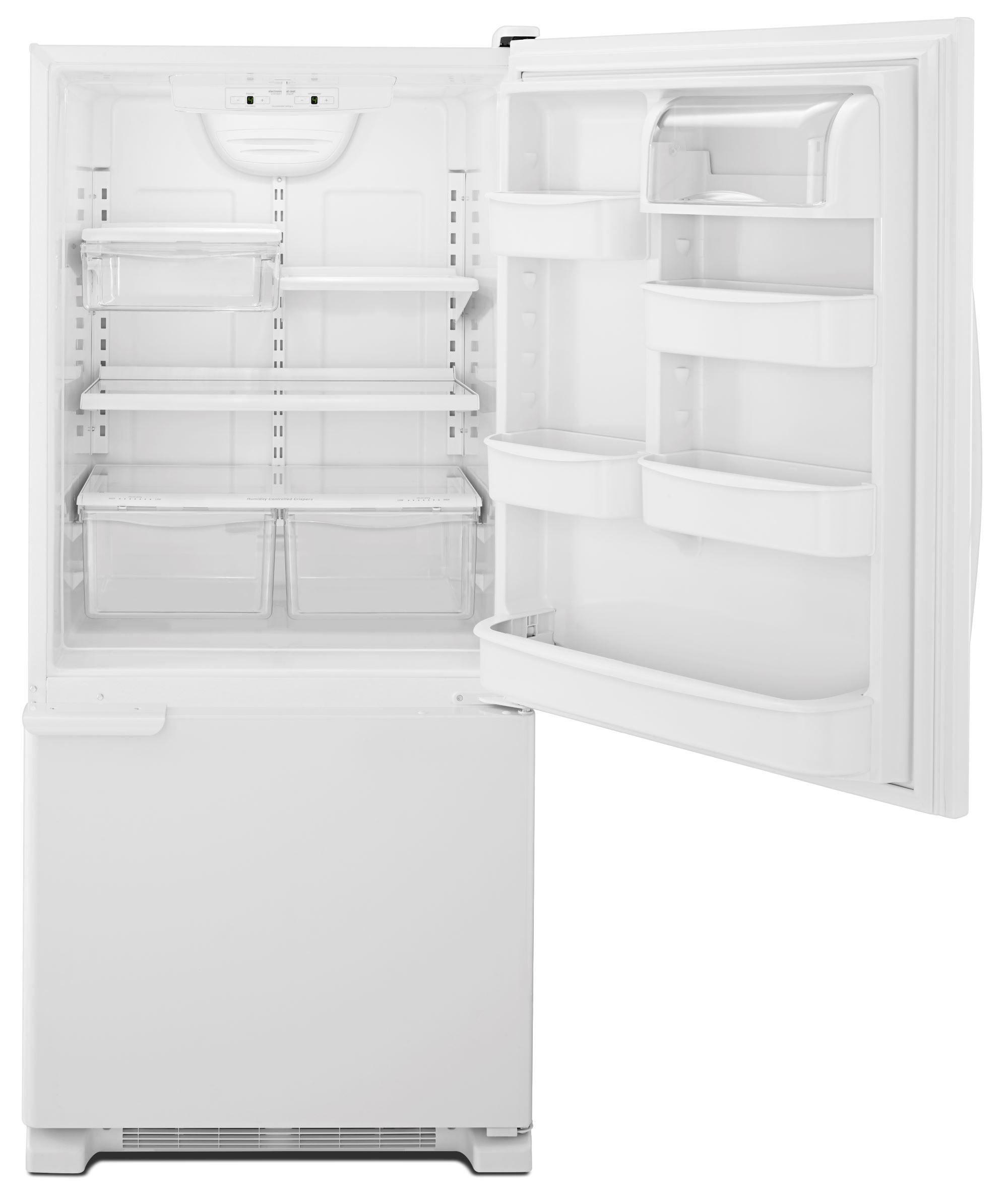 Whirlpool 18.7-cu ft Bottom-Freezer Refrigerator (White) ENERGY STAR ...