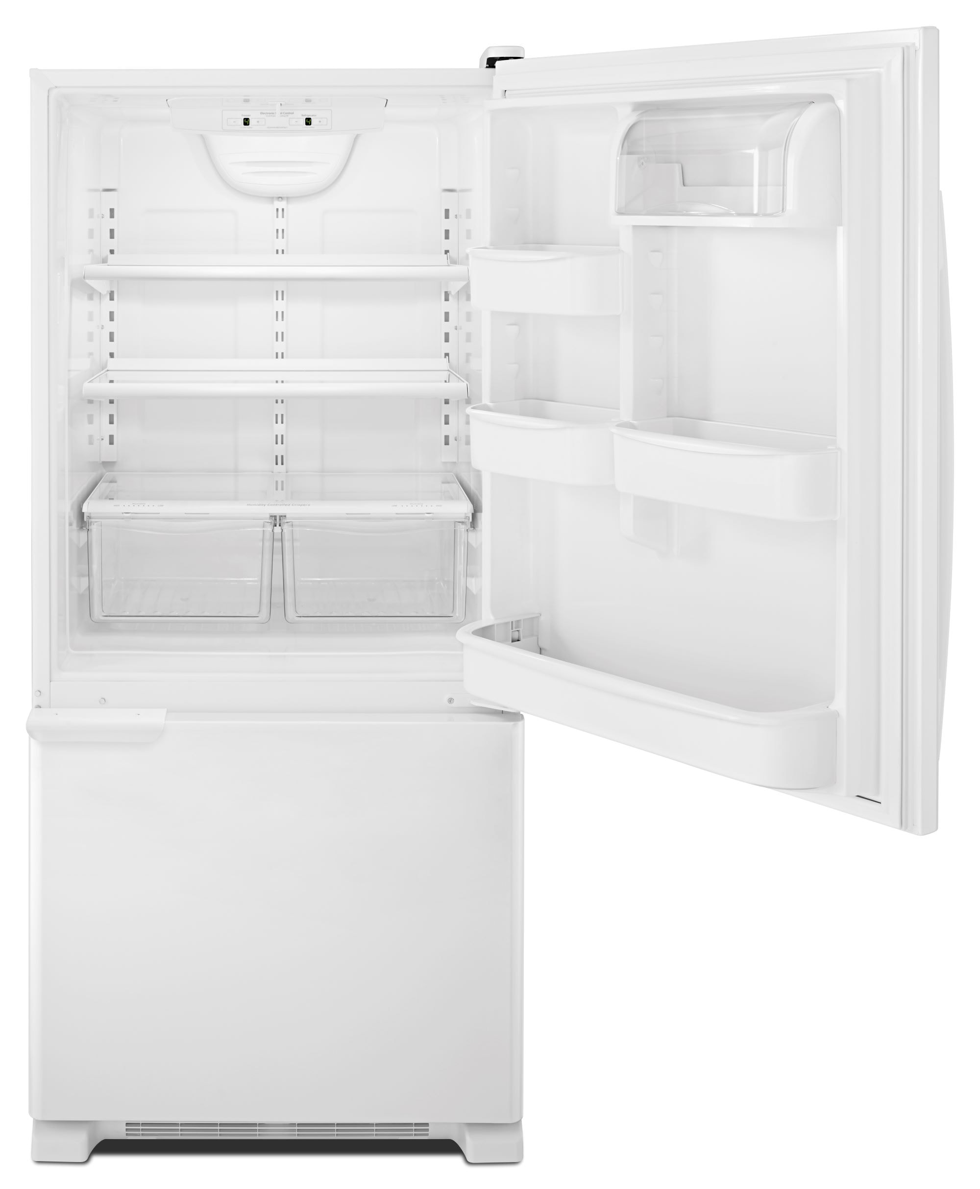 Amana 18.6-cu ft Bottom-Freezer Refrigerator (White) ABB1921BRW at ...