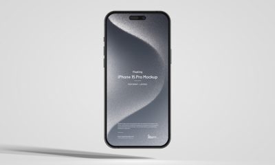 Free-Floating-iPhone-15-Pro-Mockup-Design