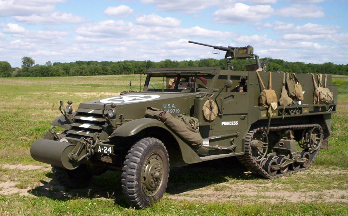 THE AMERICAN HALF-TRACK ARMORED VEHICLES