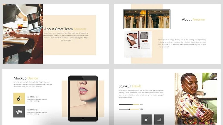 amaron creative powerpoint template