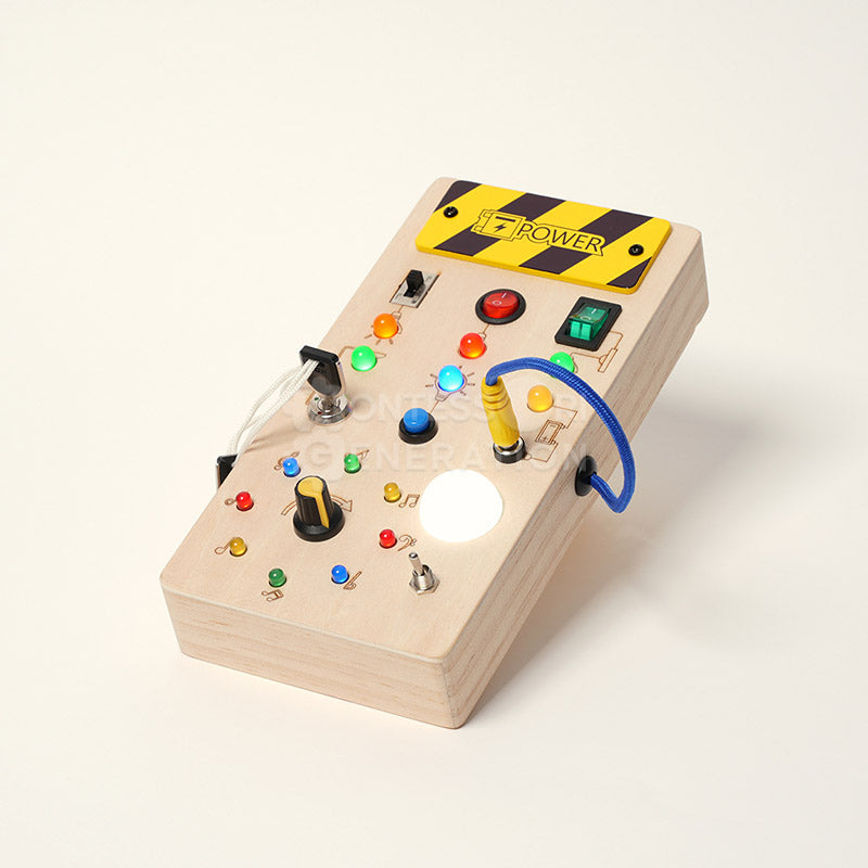 Montessori Wooden Switch Board.