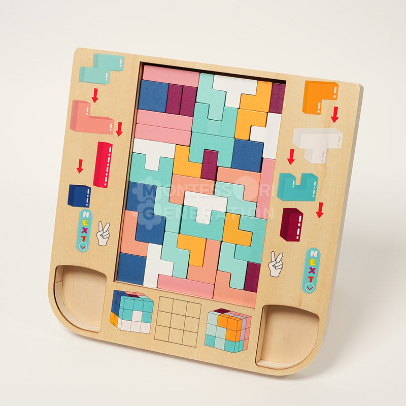 Montessori Wooden Tetris.