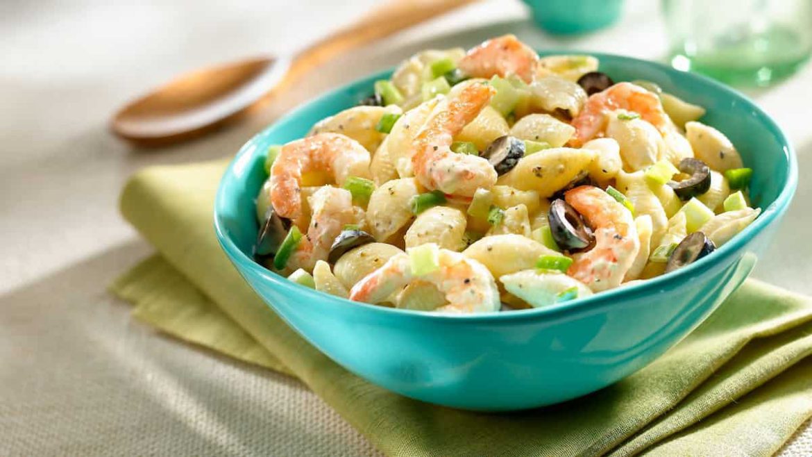 Italian Pasta Salad with Shrimp