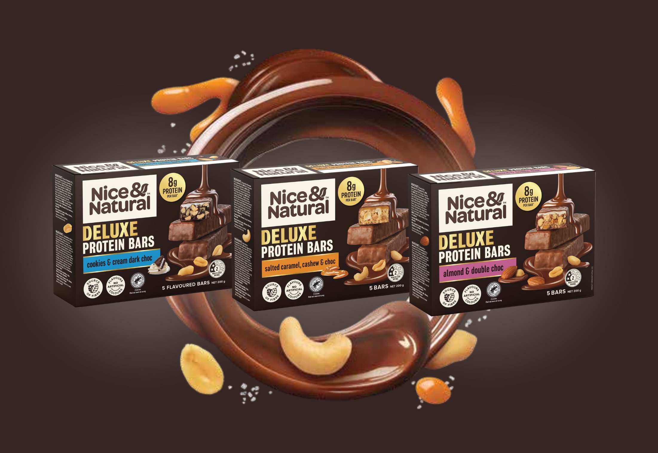 Nice & Natural Deluxe Protein Bars