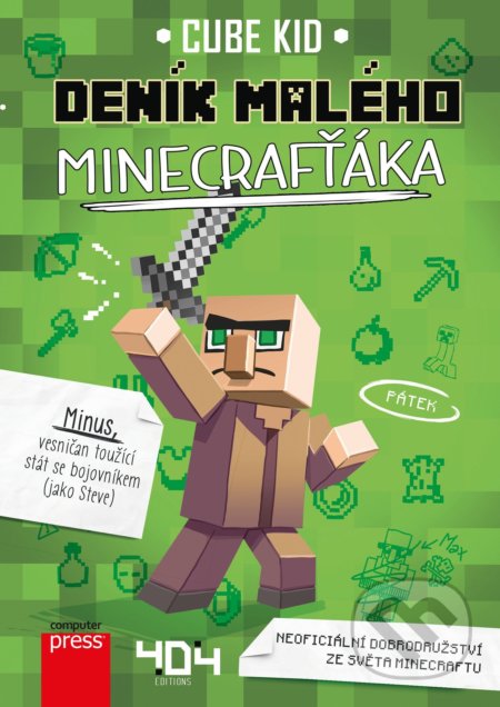 Deník malého Minecrafťáka - Cube Kid, Computer Press, 2022