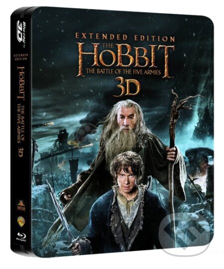 Hobit: Bitva pěti armád 3D Steelbook - Peter Jackson, Filmaréna, 2015