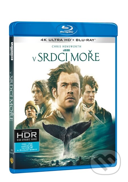 V srdci moře Ultra HD Blu-ray - Ron Howard, Magicbox, 2016