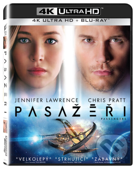 Pasažéři Ultra HD Blu-ray - Morten Tyldum, Bonton Film, 2017