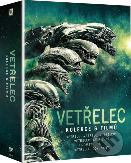 Vetřelec: Kompletní kolekce 6 filmů - Ridley Scott, David Fincher, Jean-Pierre Jeunet, Bonton Film, 2018