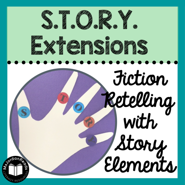 Teaching Fiction Text Structure with S.T.O.R.Y. | A poem and graphic organizer for learning and understanding story elements for fiction texts.