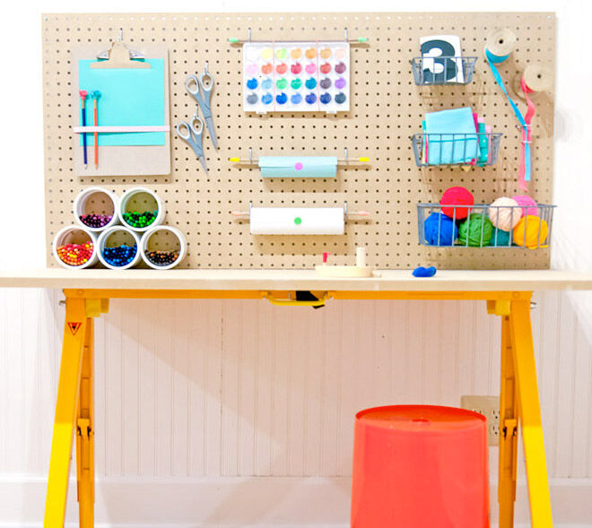 Keep kids craft activities neat and tidy