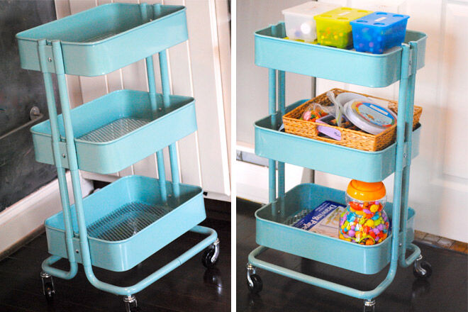 Kids Craft Storage Ideas