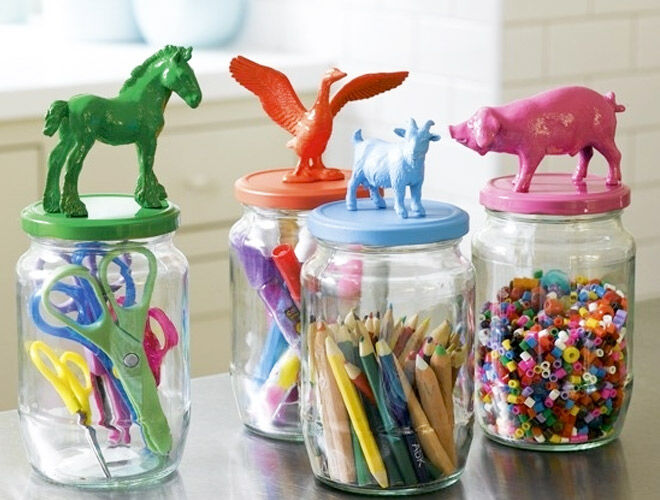 Kids Craft Storage Ideas