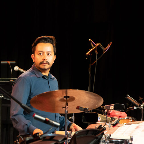 Students perform onstage at an ALAJE concert.