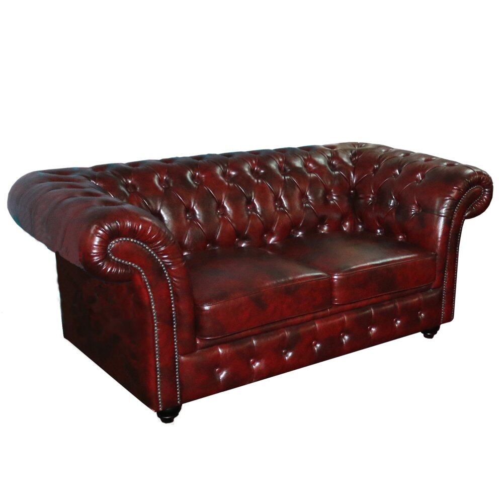 English Style Chesterfield 2 Seat PU Sofa Lazada Malaysia