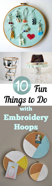 10 Fun Things to Do with Embroidery Hoops