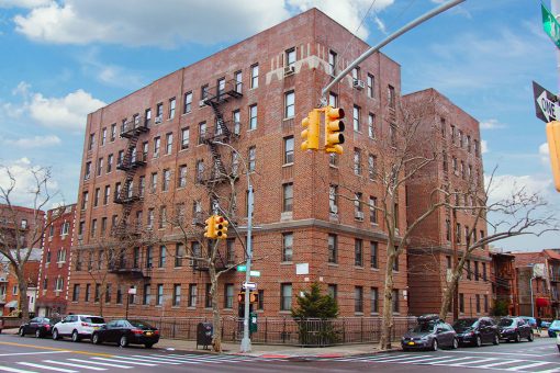 A photo from the street of 25-98 36th Street building in Astoria, Queens.