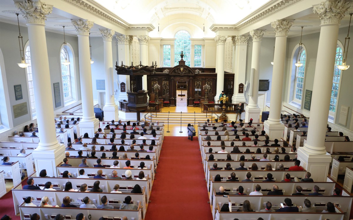 Convocation at Memorial Church.